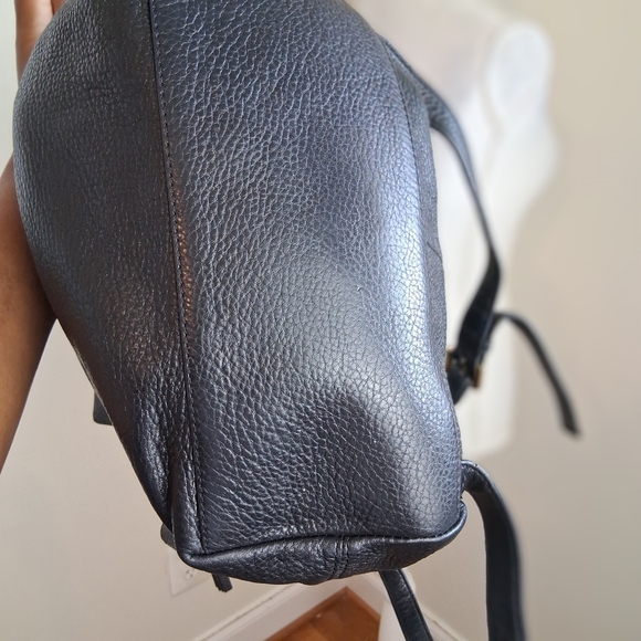 Kate Spade Grey Street Wilder Black Leather Backpack - Picture 7 of 12